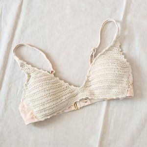 Xhilaration Juniors' Crochet Bralette Bikini Top - XS